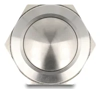 DELOCK Drucktaster zum Einbau 19 mm 2 x Schraubkl.Taster gew