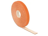 DELOCK Kabelbinder Klettverschluss 5000x13mm 1x Rol orange