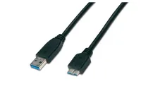 Wirewin USB 3.0-Kabel  USB A - Micro-USB B 0.5 m - Kabeltyp: Anschlusskabel - Detailfarbe: Schwarz - USB Standard: 3.0/3.1/3.2 Gen 1 (5 Gbps) - Länge: 0.5 m - USB Anschluss 2 (Endgerät): Micro-USB B - Geschlecht Anschluss 2 (Endgerät): Male (Stecker)