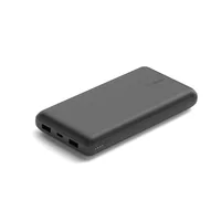 Belkin Powerbank Boost Charge 20k 20000 mAh - Akkutyp: Lithium-Ion (Li-Ion) - Akkukapazität: 20000 mAh - Detailfarbe: Schwarz - USB Ladeanschluss (Output): 3 - USB-C PD: Ja - Max. Output USB-C PowerDelivery: 0 W