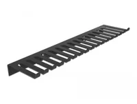Delock Kabelführungsschiene zur Wandmontage, 325 x 90mm ,Schwarz - Detailfarbe: Schwarz