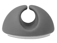 Delock Kabelhalter 6.5 mm 2x3 Stück, grau&weiss - Ausstattung Kabelmanagement: Befestigungsclip - Produkttyp: Klettkabelhalter - Verpackungseinheit: 6 Stück - Material: TPR - Detailfarbe: Grau - Weiss