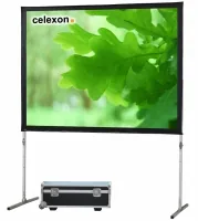 Celexon Mobile Leinwand Expert 305x172cm 16:9 - Leinwandtyp: Faltrahmenleinwand - Bildbreite: 304.8 cm - Bildhöhe: 172.7 cm - Format: 16:9 - Gewicht: 32 kg - Fernbedienung: Nein