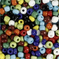 Creativ Company Rocailles-Perlen 130 g, Mehrfarbig - Packungsgrösse: 0 Stück - Durchmesser: 5 mm - Detailfarbe: Mehrfarbig - Perlenart: Glasperlen