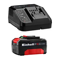 Power-X-Change Starter-Kit A1, 18Volt 4Ah (schwarz/rot, Akku + Ladegerät)