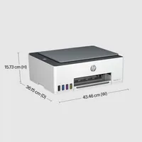 HP Smart Tank 5105 All-in-One Printer Thermal Inkjet A4 4800 x 1200 DPI 12 Seiten pro Minute WLAN