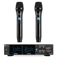 Power Dynamics Drahtlossystem PD522 - Anschlüsse: 6.3 mm Klinke - Betriebsart: Netzbetrieb - Frequenzbereich: 500-530 MHz - Signalverarbeitung: Digital - Wandlerprinzip: Dynamisch - Richtcharakteristik: Niere