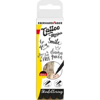 Eberhard Faber Tattoostift Skinlettering 4 Stück, Schwarz - Produktart Styling: Tattoostift - Set: Nein - Detailfarbe: Schwarz