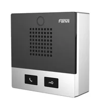 Fanvil I10D audio intercom system Black, Stainless steel