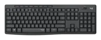 Logitech Tastatur-Maus-Set MK295 Graphite CH-Layout - Maus Features: Silent-Tasten - Ein-/Ausschalter - Scrollrad - Tastatur Typ: Standard - Tastaturlayout: QWERTZ (CH) - Tastatur Features: Silent-Tasten - Medientasten - Ziffernblock - Keyboard Tasten: Kl