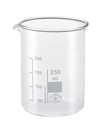 Glorex Werkzeug Becherglas 250 ml - Volumen: 250 ml - Kosmetik Typ: Werkzeug - Vegane Kosmetik: Ja - Detailfarbe: Transparent