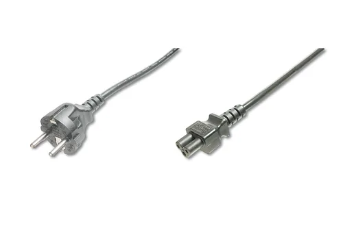 Digitus AK-440103-018-S câble électrique Noir 1,8 m CEE7/7 IEC C5