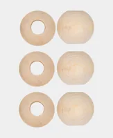lalana 6006.21 Round bead Wood Brown 6 pc(s)