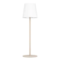 EGLO Leuchten Tischleuchte FIORANA beige exkl. E14 1x40W - Betriebsart: Netzbetrieb - Lampensockel: E14 - Farbtemperatur Kelvin: Je nach Leuchtmittel - Zusätzliche Ausstattung: Keine - Gesamtleistung: 40 W - Dimmbar: nicht dimmbar