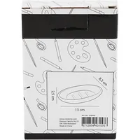 Creativ Company Seifenschale 9.5 x 3 x 15 cm, 1 Stück - Verpackungseinheit: 1 Stück - Material: Glas - Detailfarbe: Transparent