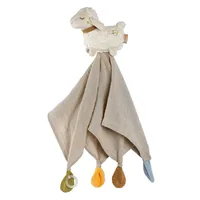 fehn Schmusetuch Schaf Natur - Material: Bio Baumwolle - Detailfarbe: Alt Weiss - Beige