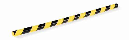 DURABLE Flächenschutzprofil S30R gelbschwarz selbstkl 1m