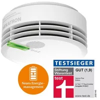 Hekatron Rauchmelder Genius Plus In. VDS, Q-Label zertifiziert - Typ: Rauchmelder - Alarmierung: Akustisch - Via Alarmzentrale - Batterielebensdauer: 10 J. - Set: Nein - Anwendungsbereich: Indoor - Betriebsart: Batteriebetrieb