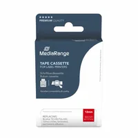 MediaRange Schriftbandka. Brother TZ-435TZe-435 12mm 8m ws