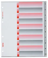 KOLMA Register LongLife A4+ 19.410.03 grau 1-10