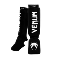Venum Kontact Shin Guards Schwarz/Weiss, L - Grösse: L - Produkttyp: Schienbeinschoner - Farbe: Weiss - Schwarz - Sportart: Kampfsport