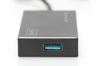 USB 3.0 OFFICE HUB 4-PORT INCL 5V/2A POWER SUPPLY ALU