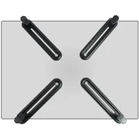 Techly ICA-LCD VESA-M100 68.6 cm (27") Pole Black
