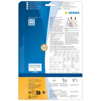 HERMA Etik. glasklar A4 210x297 mm Folie glänzend 25 St.