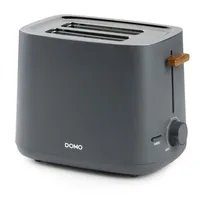 Domo Toaster DO965T Grau/Anthrazit - Detailfarbe: Anthrazit - Grau - Toaster Ausstattung: Auftaufunktion - Aufwärmfunktion - Bräunungsgrad-Einstellung - Brotzentrierung - Krümel-Auffangschale - Toaster Kategorie: Klassischer Toaster - Toastscheiben: 2