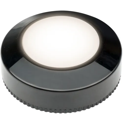 Star Trading Unterbauleuchte LED Nachtlicht, Ø 6.9 cm, Schwarz - Betriebsart: Batteriebetrieb - Gesamtleistung: 0.55 W - Dimmbar: nicht dimmbar - Lichtfarbe: Warmweiss (WW) - Zusätzliche Ausstattung: Ein/Aus-Schalter - Farbtemperatur Kelvin: 3000 K