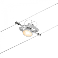 Paulmann CorDuo Seilsystem Mac II Basisset GU5.3 max. 5 x 10 W - Lampensockel: GU5.3 - Smart Home: Ja - Lichtfarbe: Warmweiss - Lichtstärke: 0 lm - Dimmbar: nicht dimmbar - Anzahl Lampen: 5