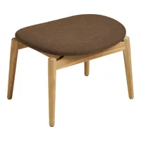 House Nordic Hocker Olvera Footrest 43 x 53.5 x 38 cm, Natur-Braun - Tiefe: 43 cm - Breite: 53.5 cm - Höhe: 38 cm - Belastbarkeit: 110 kg - Sitzhöhe: 38 cm - Detailmaterial: Polyester (PES)