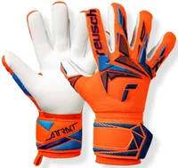 reusch Attrakt Freegel Advance Junior Gr: 8, Shocking Orange/Blau - Detailfarbe: Blau - Zielgruppe: Jungen - Altersgruppe: Kinder - Grösse: 8 - Fingerschutz: Nein