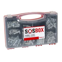 SOSBOX Dübel S + FU + Schrauben