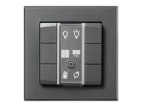Homematic IP Wired Smart Home Wired Wandtaster 6-fach, Anthrazit - Produkttyp: Fernbedienung und Wandtaster - System-Kompatibilität: Amazon Alexa - Google Assistant - Protokoll: IPv6 - Systemkommunikation: Wired - Detailfarbe: Anthrazit