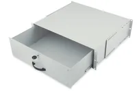 DIGITUS Schublade 3HE 483mm grau abschließbar