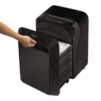 Fellowes Aktenvernichter LX211 P-5, 15 Seiten, Schwarz - Vernichtbare Aktentypen: Papier - Schnittart: Microschnitt - Sicherheitsstufe: 5 - Schnittausgabe: 2 x 12 mm - Blattkapazität: 15 Seiten - Zufuhrautomatik: Nein