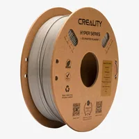 Creality Filament PETG Hyper Grau, 1.75 mm, 1 kg - Material: PETG (Polyethylene terephthalate glycol) - Detailfarbe: Grau - Gewicht: 1 kg - Durchmesser: 1.75 mm - Materialeigenschaften: Hyper