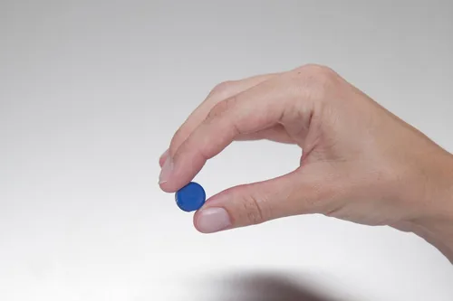 Maul Haftmagnet MAULpro Pro 20 x Ø 15 mm Blau, 20 Stück - Detailfarbe: Blau - Verpackungseinheit: 20 Stück - Haftkraft: Leicht haftend