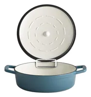 APS Bräter 5 Stars 2.5 l, Türkis - Material: Gusseisen - Topfart: Bräter - Kompatible Kochfelder: Backofen - Induktion - Antihaftbeschichtung: Keine Angaben - Detailfarbe: Türkis - Spülmaschinenfest: Nein