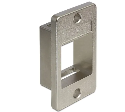 Delock Keystone Halterung 1 Port für Geräteeinbau 4 Stück