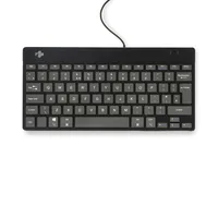 COMPACT BREAK KEYBOARD QWERTY UK BLACK WIRED