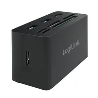 Logilink Card Reader extern mit 3xUSB 3.0 HUB AiO Cardreader