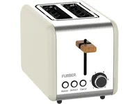 Furber. F01096 toaster 6 2 slice(s) 850 W Beige, Stainless steel