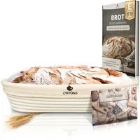 Exitoso 15797 bread basket Oval Rattan Beige