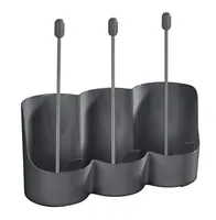Wenko Abtropfgestell Filia Schwarz - Tiefe: 12.5 cm - Breite: 29 cm - Detailfarbe: Schwarz - Geschirrhalterung: Flaschenhalter - Höhe: 27 cm - Produkttyp: Abtropfgestell
