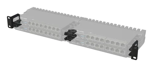 MikroTik Rackmount Kit K-79 - Detailfarbe: Schwarz - Montage: 19 Rack