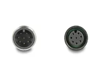 Delock M12 Kabel A-kodiert 8 Pin Stecker zu Buchse PUR (TPU) 1 m