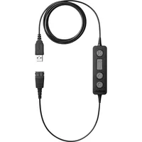 Jabra Adapter Link 260 USB-A - QD - Adaptertyp: Adapter - Anschluss 1 (Quelle): USB-A - Anschluss 2 (Endgerät): QD - Detailfarbe: Schwarz