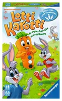 Ravensburger Kinderspiel Lotti Karotti - Sprache: Deutsch - Französisch - Italienisch - Kategorie: Kartenspiel - Merkspiel - Altersempfehlung ab: 4 Jahren - Spieldauer: 15 min - Min. Anzahl Spieler: 2 - Max. Anzahl Spieler: 4